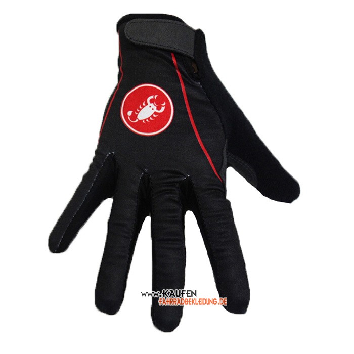 2020 Castelli Lange Handschuhe Shwarz Rot